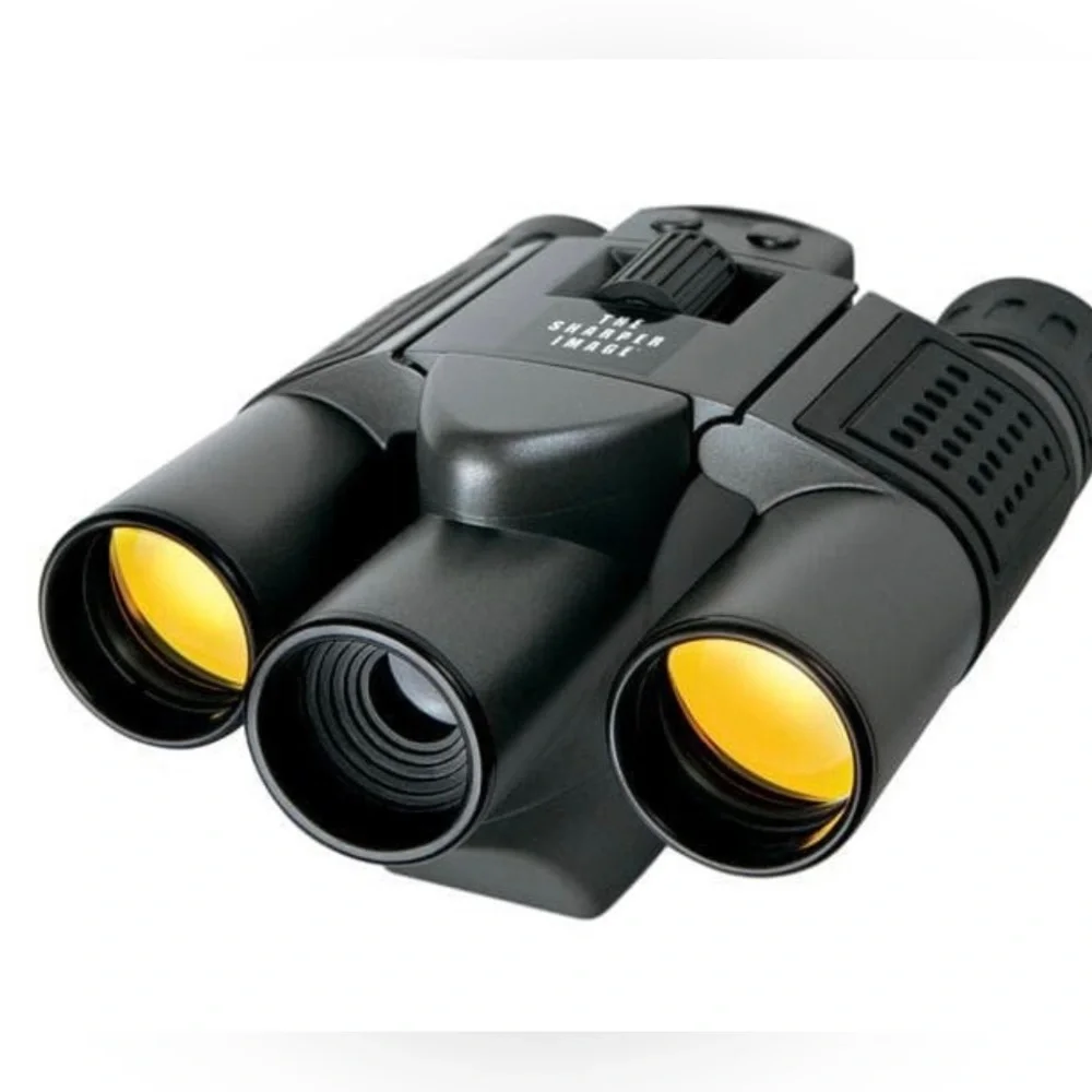 NEW The Sharper Image 10x25 Digital UV Binoculars/ Camera